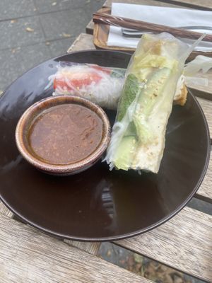 Fresh rolls  at Chay Viet in Berlin