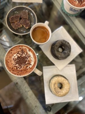 Chocolate - donuts are from other places   at PP Coffee - 피피커피 in Seoul