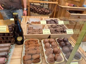 Gember is ginger - really delicious! at Chocolatier Van Oost  in Bruges
