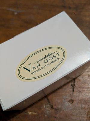 Box at Chocolatier Van Oost  in Bruges