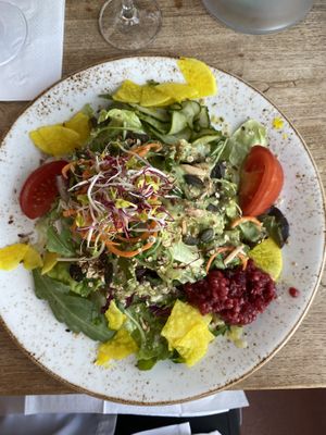 Salad with lentils   at Ludwig im Museum in Cologne
