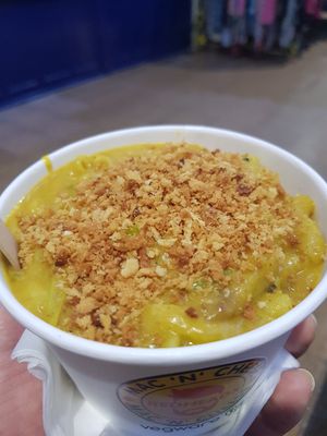 Sweet potato katsu curry mac 'NO' cheese at Redheads Mac 'n' Cheese in Newcastle Upon Tyne