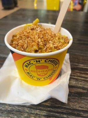 Mac and cheese, katsu  at Redheads Mac 'n' Cheese in Newcastle Upon Tyne