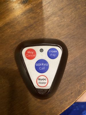 Bottom for getting a waiter   at Tiệm chay Veggie Saigon - Vegan Kitchen in Ho Chi Minh City