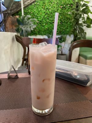 Brown rice milk, 25,000 VND  at Tiệm chay Veggie Saigon - Vegan Kitchen in Ho Chi Minh City
