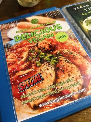 New menu   at Tiệm chay Veggie Saigon - Vegan Kitchen in Ho Chi Minh City