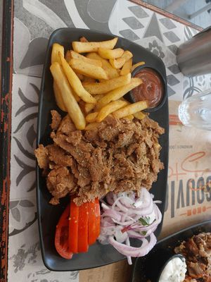  at Souvlaki Story  in Mykonos