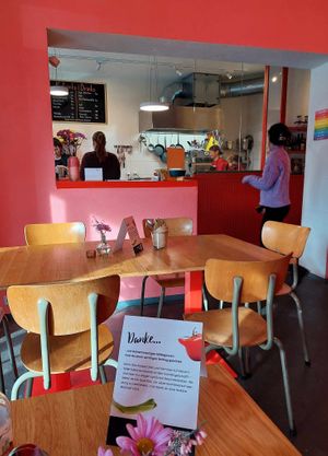 Interior. at HAPPA Restaurant in Berlin