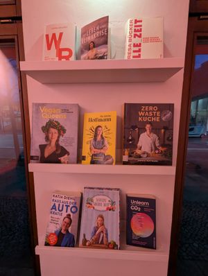 The books with the looks 😁 at HAPPA Restaurant in Berlin