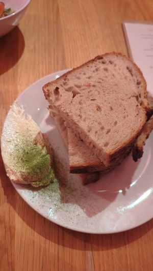 Bread and butter at HAPPA Restaurant in Berlin