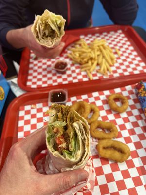 Vegan kebab  at Kebhouze in Rome