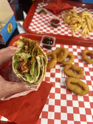 Vegan kebab   at Kebhouze in Rome