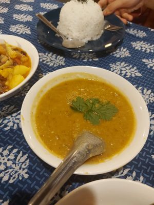 Dal soup at Everest 8848 in Chiang Mai