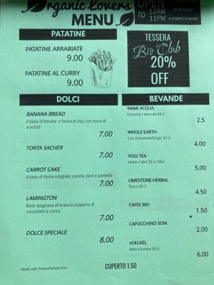 Pag. 3 at Organic Lovers Torino in Turin