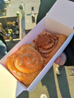 Bienenstich and Spekulatius at Cinnamood in Hamburg