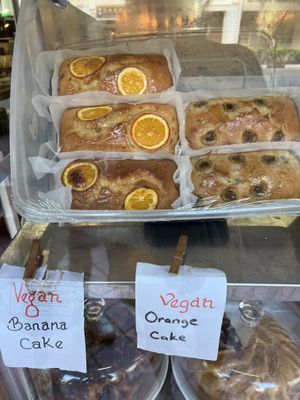 Vegana banana and orange cake  at Gobi Desserts in Central Singapore