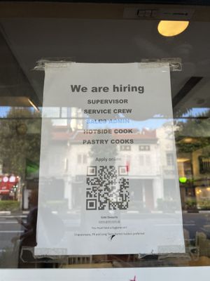 The owner is looking for a vegan baker to help him   at Gobi Desserts in Central Singapore