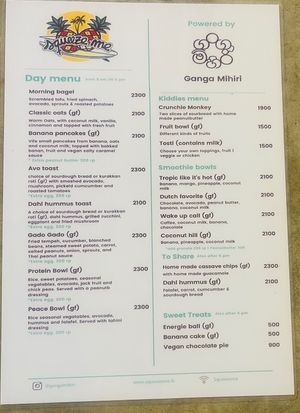   at Squeeze Me in Mirissa