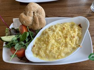 Macaroni cheese  at Rumwell Farm Shop in Taunton