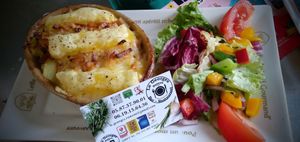 Tartiflette at Le Georges in Rancon