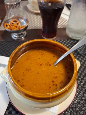 Plat du jour
Soup  at Le Georges in Rancon