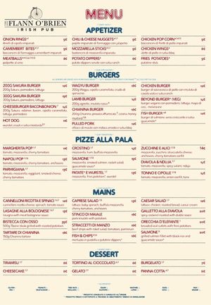 Beyond Burger Veg at The Flann O'Brien in Rome