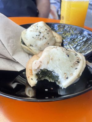Spinach empanada    at Craft Vegan Bakery Palermo in Buenos Aires