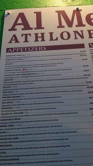  at Al Mezza in Athlone