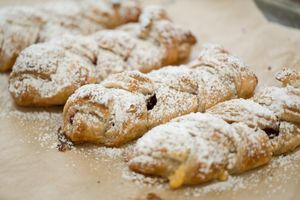 Vegan Fruit & Custard Pastry Twists at CeCe's Cakes and Bakes in Coleraine