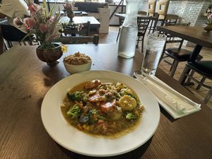 Ital stew, rice and peas.   at House of Dutch Pot in Las Vegas