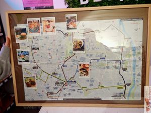 Vegan Restaurants maps for tourist at The Good Place in Montpellier