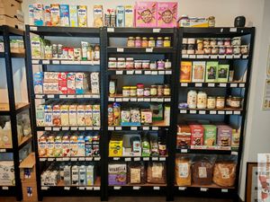 Vegan milks at The Good Place in Montpellier