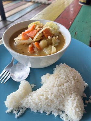 Massaman curry  at Rasta View in Koh Chang