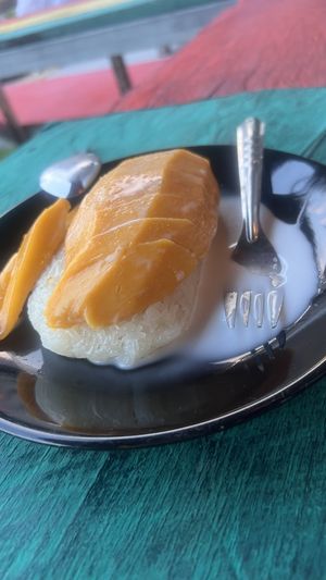 Mango sticky rice  at Rasta View in Koh Chang