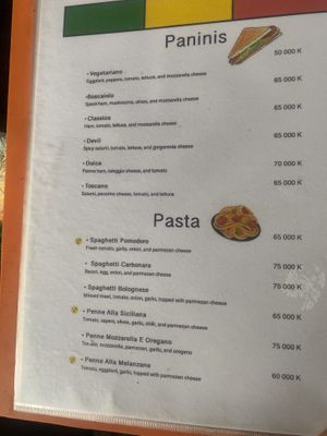 Pasta  at Reggae Bar in Nakasong