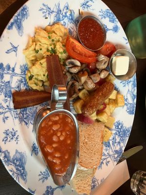 Plant plate  at Bill's in Manchester