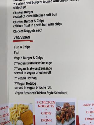 New menu at Elland Fish & Chips in Elland