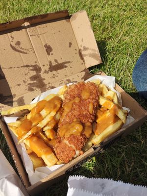 Fish and chips at Elland Fish & Chips in Elland