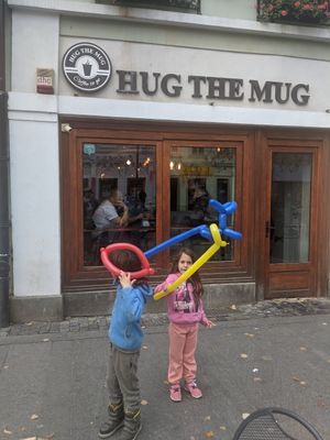 The dark was better than the white at Hug the Mug in Sibiu