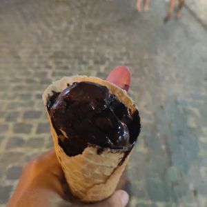 Sorbet chocolat at Sorvete e Açaí Amigo Arraial in Porto Seguro