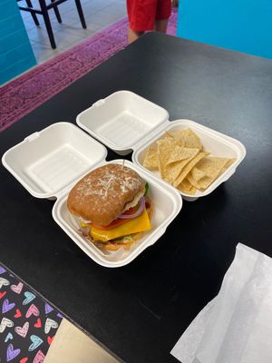 Veggie burger   at Lily's Herbs & More in Indialantic