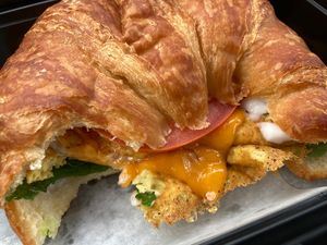 Breakfast croissant  at Lily's Herbs & More in Indialantic