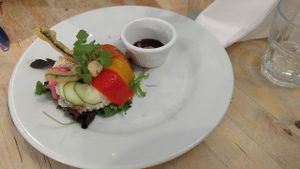 sushi donut  at Sky Apple Cafe in Newcastle Upon Tyne