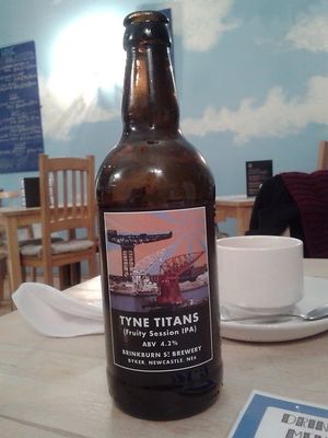 Vegan Tyne Titans IPA at Sky Apple Cafe in Newcastle Upon Tyne