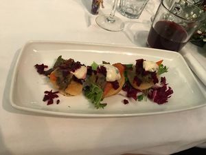 Vegan blinis! ❤️❤️❤️ From winter menu at Sky Apple Cafe in Newcastle Upon Tyne