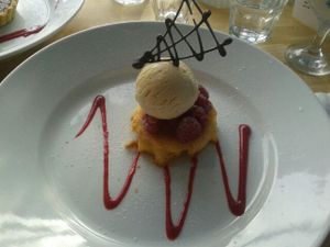 Raspberry Blondie at Sky Apple Cafe in Newcastle Upon Tyne