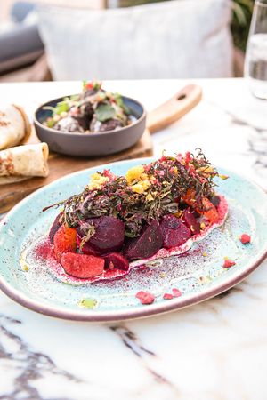 Beet Salad at Serẽa Coastal Cuisine in Coronado