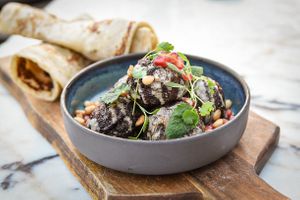 Mushroom Kofta at Serẽa Coastal Cuisine in Coronado