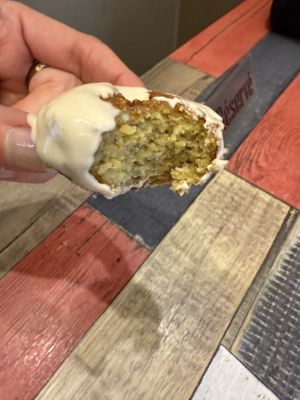 Falafel with tahini saucee  at Hallo Beirut in Zurich