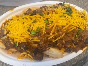 Chili fries   at PLNT Burger in Dedham